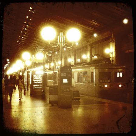 Gare du Nord, la nuit